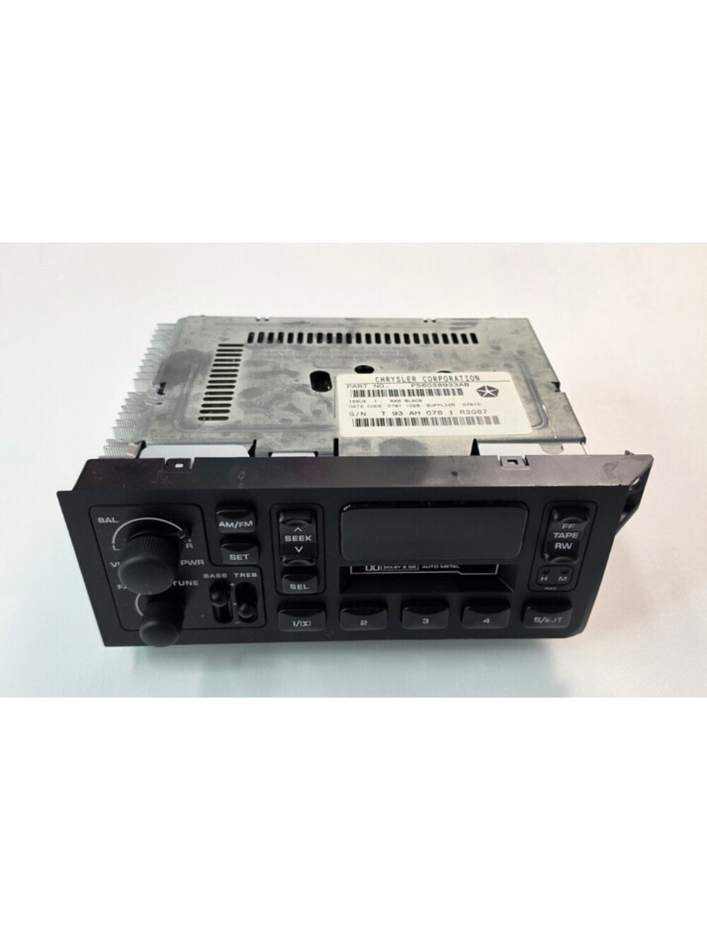 Chrysler P56038933AB Dodge Van 1984-2002 Jeep OEM Radio Cassette Player WORKS